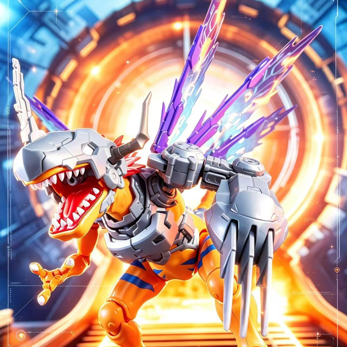 Bandai Gundam Hg - Jws Model KO FRSDigimon Metal Greymon,