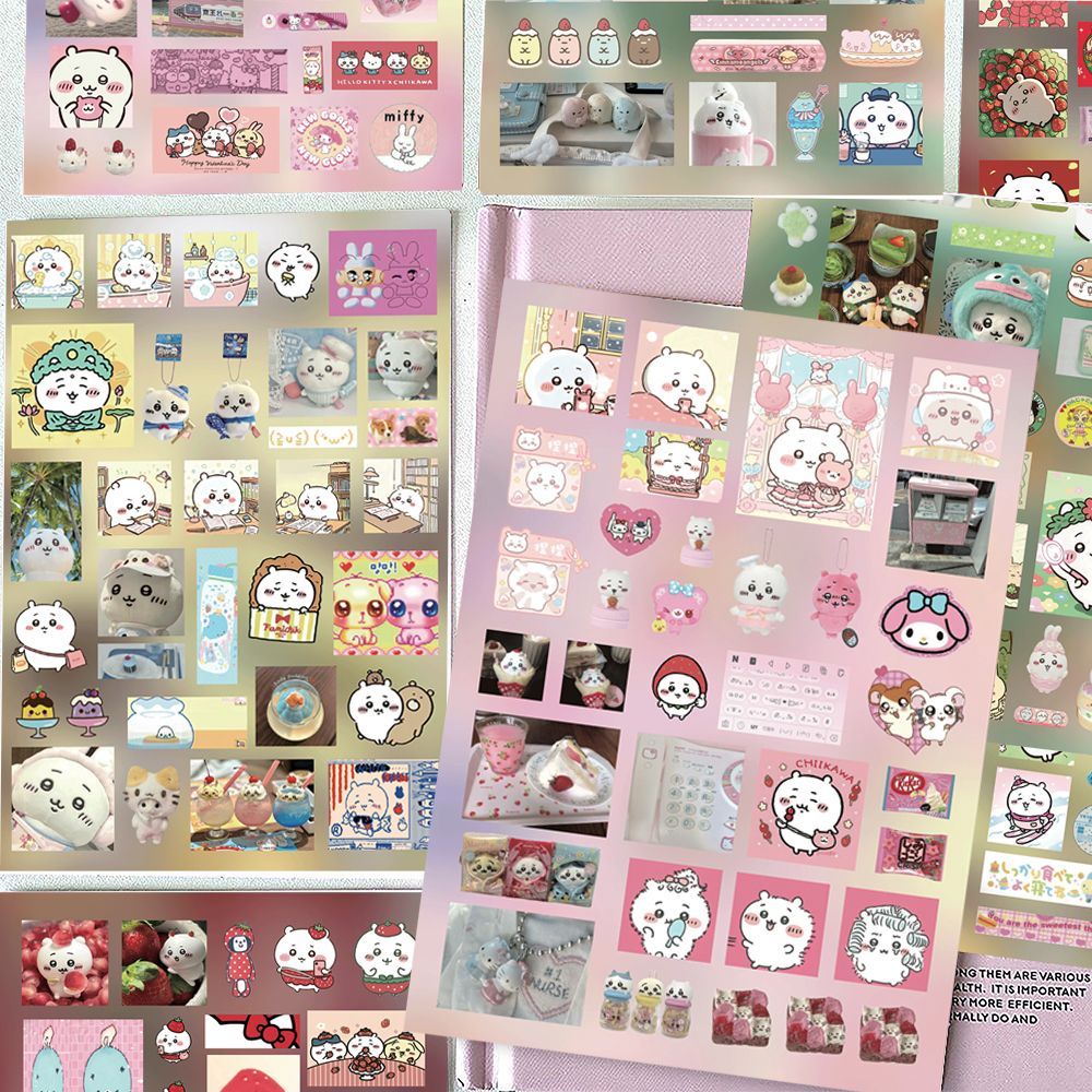 Cosplay Material For Prop - Chiikawa genezende schattige waterdichte stickers van