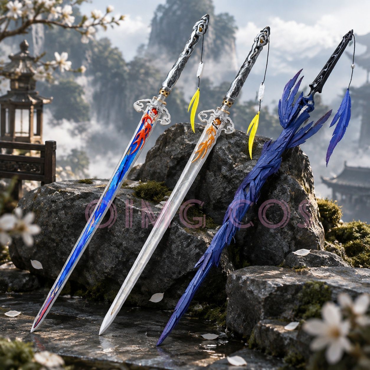 Cosplay Prop Knife - Wuthering Waves Yangyang Xuanling Cosplay Rekwisieten