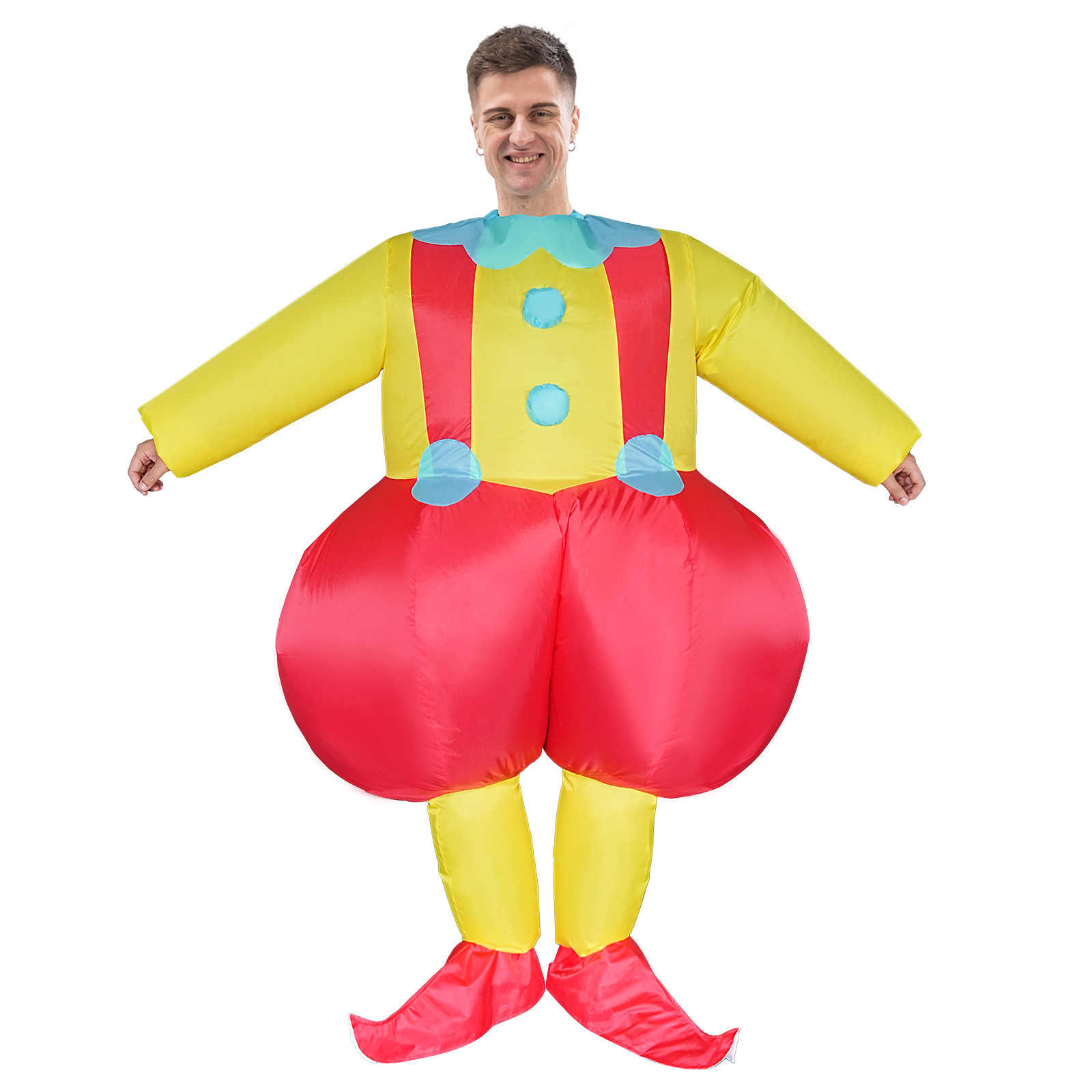 Cosplay Props - Grote Clownkostuums opblaasbaar, opblaasbare kleding, Halloweenfeest,