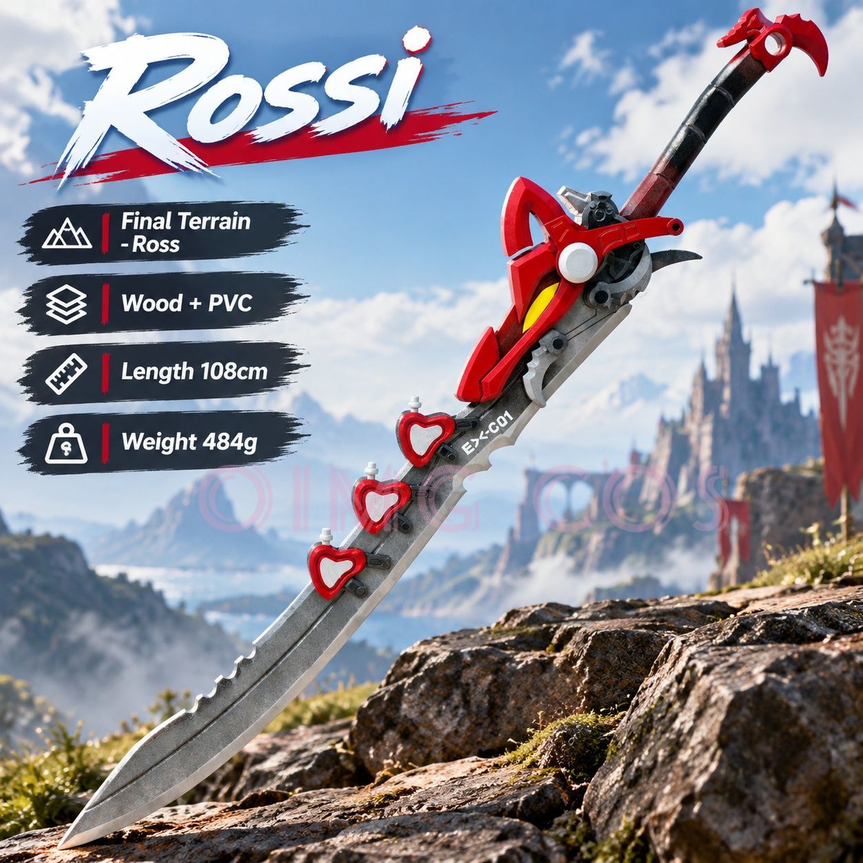 Cosplay Prop Knife - Arknights Endfield Rossi Cosplay Props: modelmes