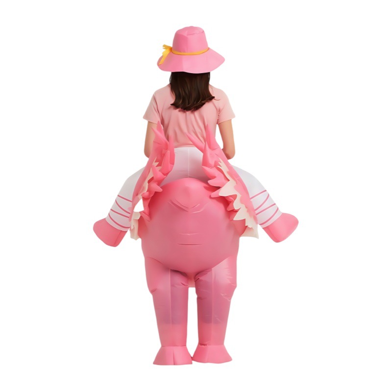 Roze Flamingo Opblaasbare Kost - Cosplay Props recensie en prijs