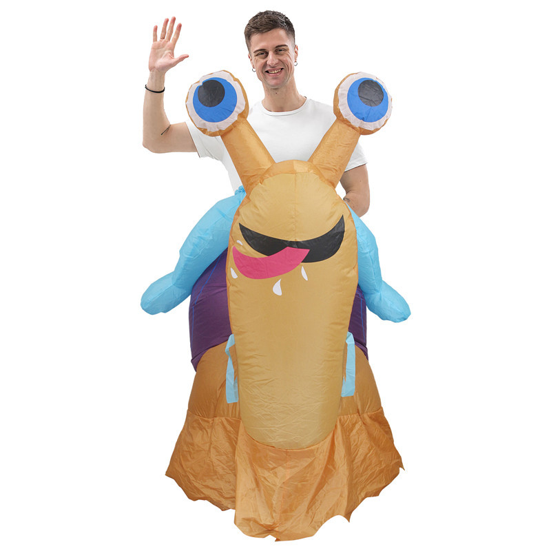 Opblaasbare slakkenkostuums vo - Cosplay Props recensie en prijs
