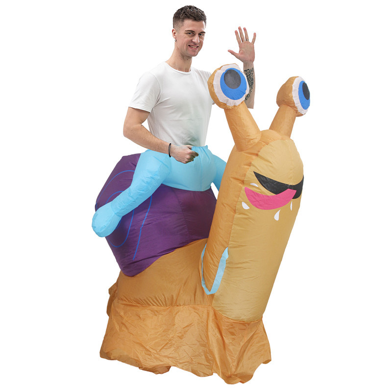 Opblaasbare slakkenkostuums vo - Cosplay Props recensie en prijs
