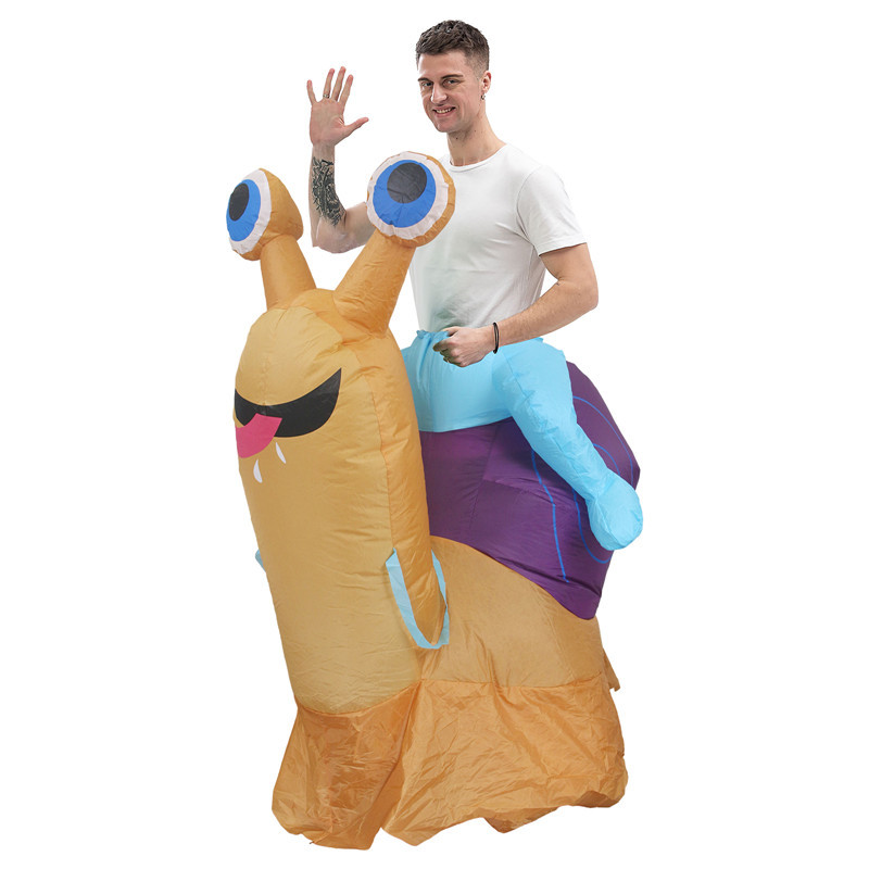 Opblaasbare slakkenkostuums vo - Cosplay Props recensie en prijs
