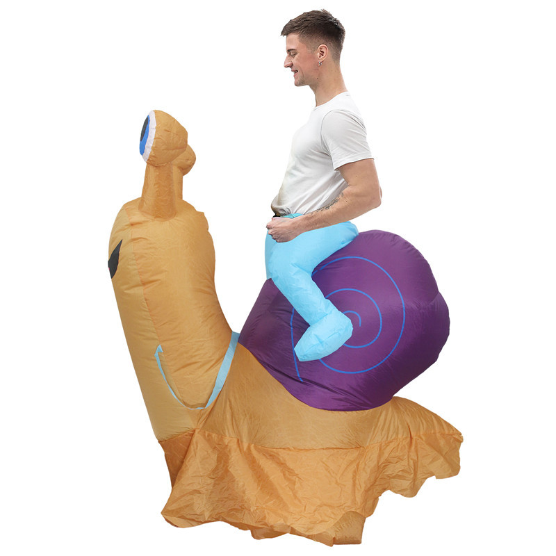 Opblaasbare slakkenkostuums vo - Cosplay Props recensie en prijs